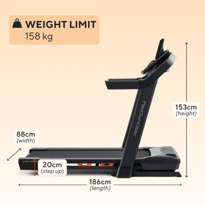 Proform Carbon Pro 2000 PFTL10925 Electric Treadmill: Home Workout Performance - Fitness Max