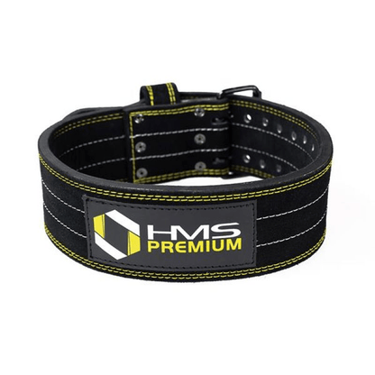 Durable 3-Layer Leather & Foam Strength Training Belt, Size M - Fitness Max