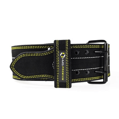 Durable 3-Layer Leather & Foam Strength Training Belt, Size M - Fitness Max