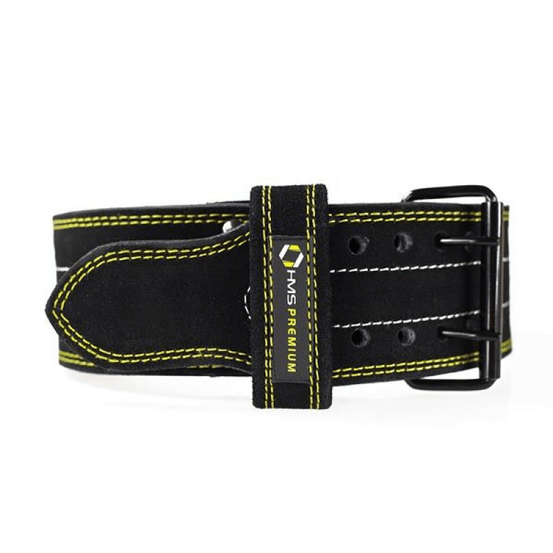 Durable 3-Layer Leather & Foam Strength Training Belt, Size M - Fitness Max