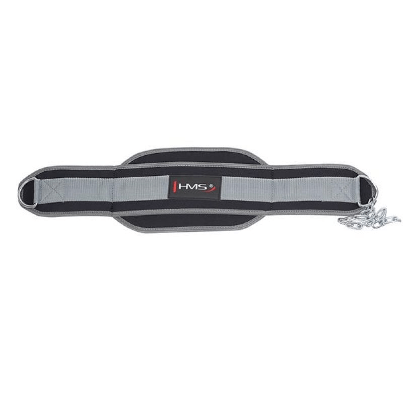 HMS PST04 Neoprene Weight Belt with Adjustable Steel Chain, 150kg Capacity - Fitness Max