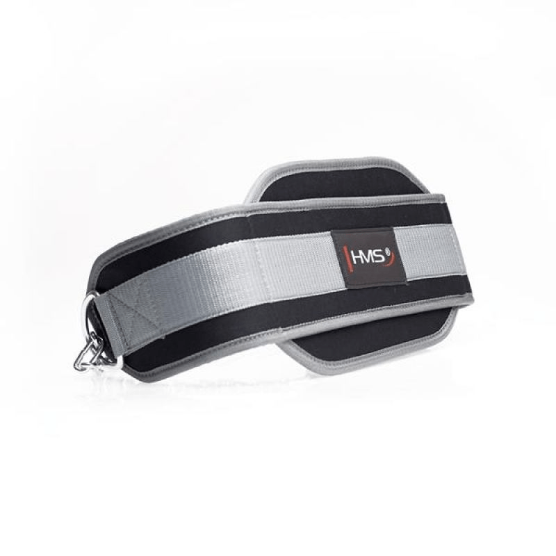 HMS PST04 Neoprene Weight Belt with Adjustable Steel Chain, 150kg Capacity - Fitness Max