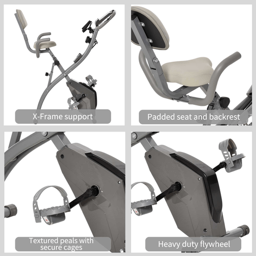 Enhance Your Workout: HOMCOM 2-in-1 Adjustable Exercise Bike with Pulse Monitor - Fitness Max