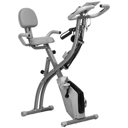 Enhance Your Workout: HOMCOM 2-in-1 Adjustable Exercise Bike with Pulse Monitor - Fitness Max