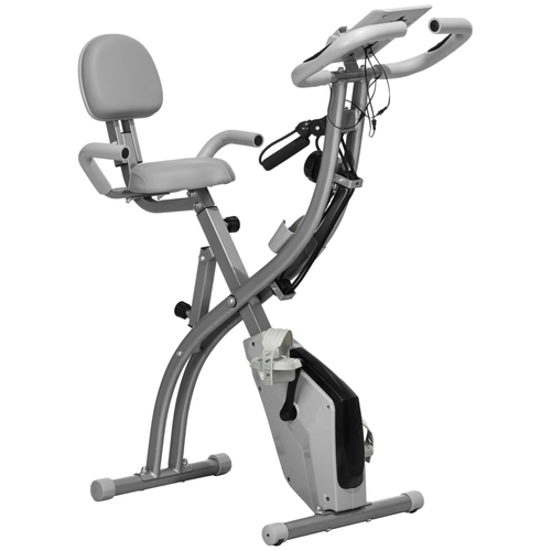 Enhance Your Workout: HOMCOM 2-in-1 Adjustable Exercise Bike with Pulse Monitor - Fitness Max