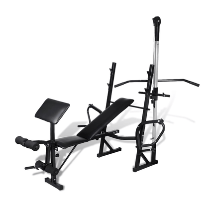 vidaXL Home Gym Fitness Bench: Adjustable Exercise Equipment for Full Body. - Fitness Max