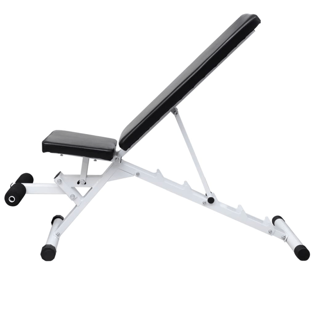 vidaXL Workout Bench with Barbell and Dumbbell Set 30.5 kg for Home Fitness - Fitness Max